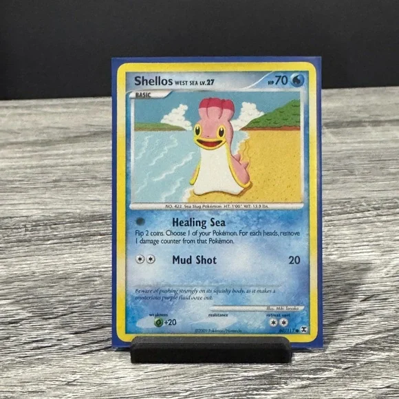 Pokémon | Rising Rivals #80/111: Shellos (2009) - Collectible Trading Card - Picture 14 of 15